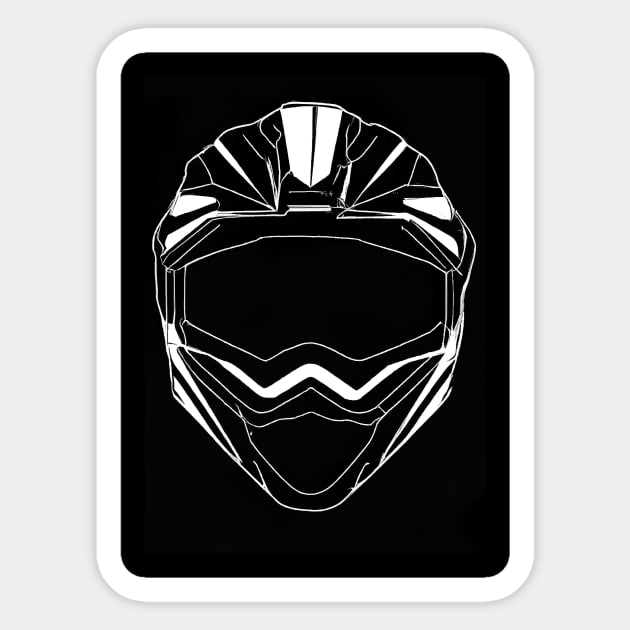 Motorcycle Helmet Sticker by maxcode